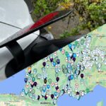 Carte bornes de recharge