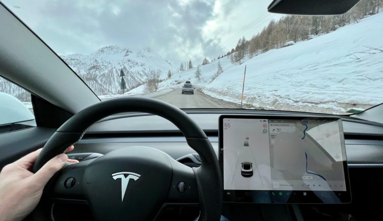 Conseils neige hiver Tesla