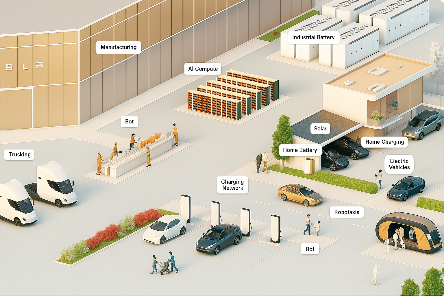 Entreprise Tesla Activités