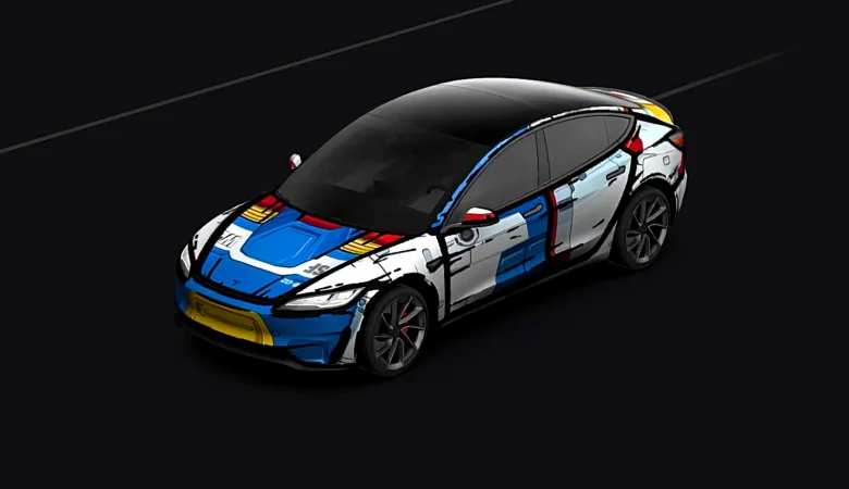Tesla Wrap Design
