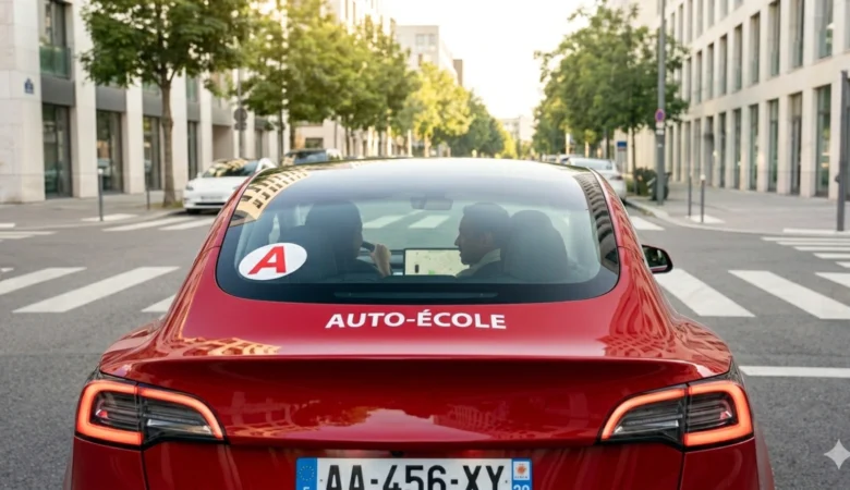 Autoecole Permis Tesla Model 3