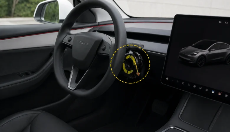 Contacteur Tournant Cable Volant Tesla