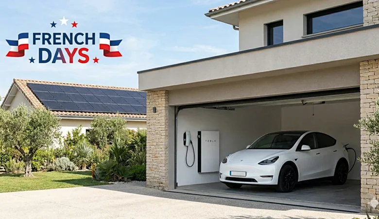 French days - Powerwall et panneaux solaires code reduction